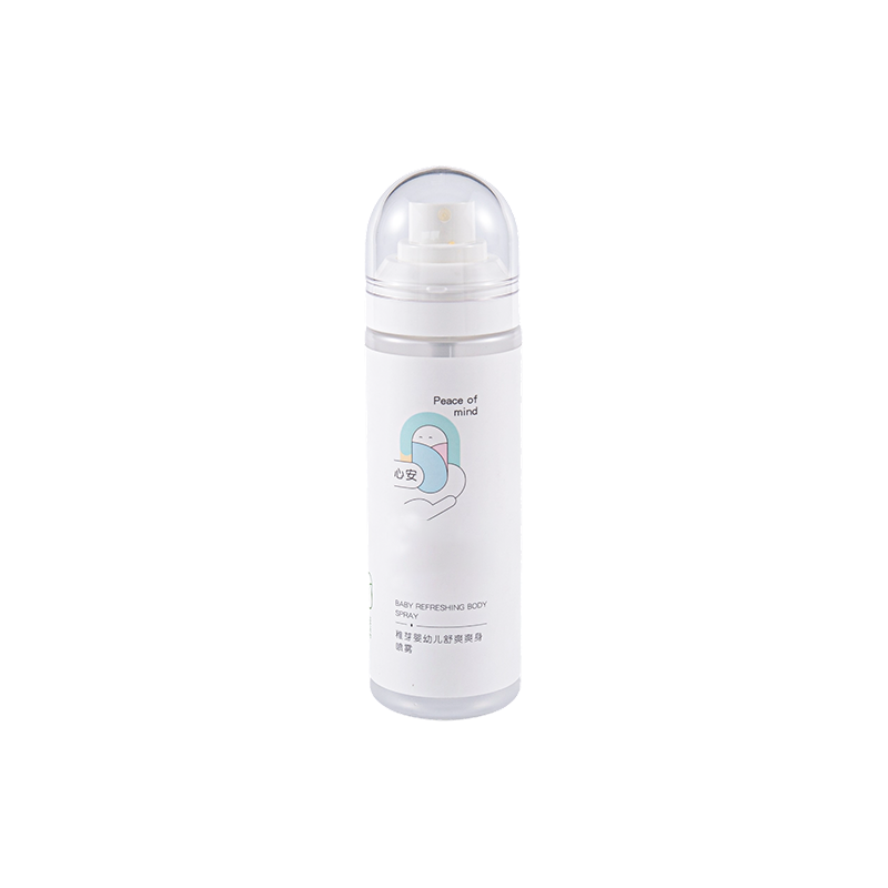 Botella pulverizadora de PET con cúpula transparente de 100 ml