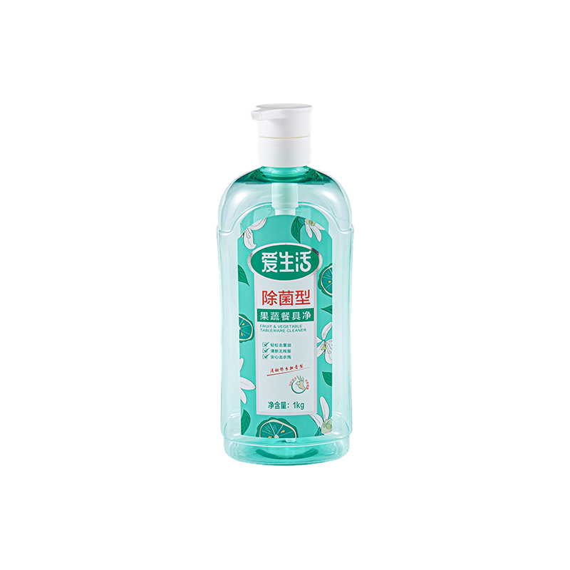 Botella de PET transparente resistente a productos químicos de 1000 ml