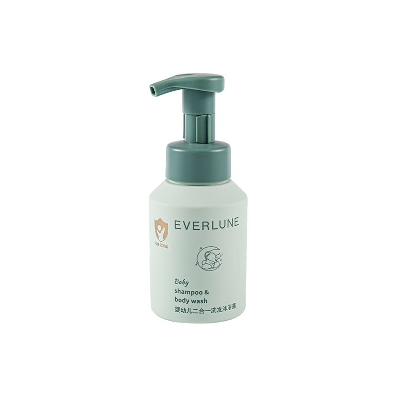 Botella de gel de ducha de PE segura y duradera de 300 ml