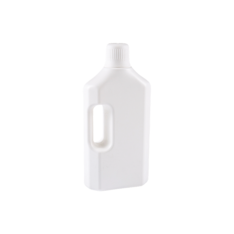 Botella cuadrada de PE desinfectante resistente a ácidos y álcalis de 500 ml