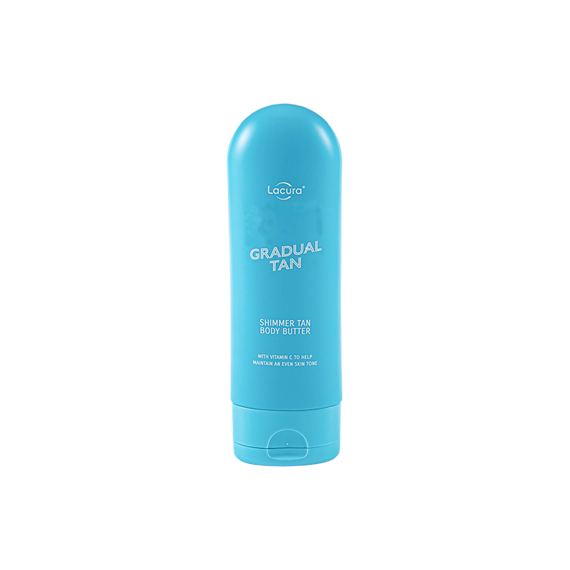 Botella de loción corporal PE de agarre cómodo de 200 ml