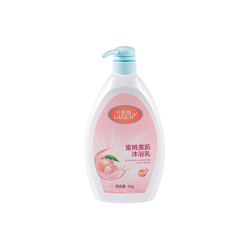 Botella de PE de gel de ducha resistente a impactos y seguridad de 1000 ml