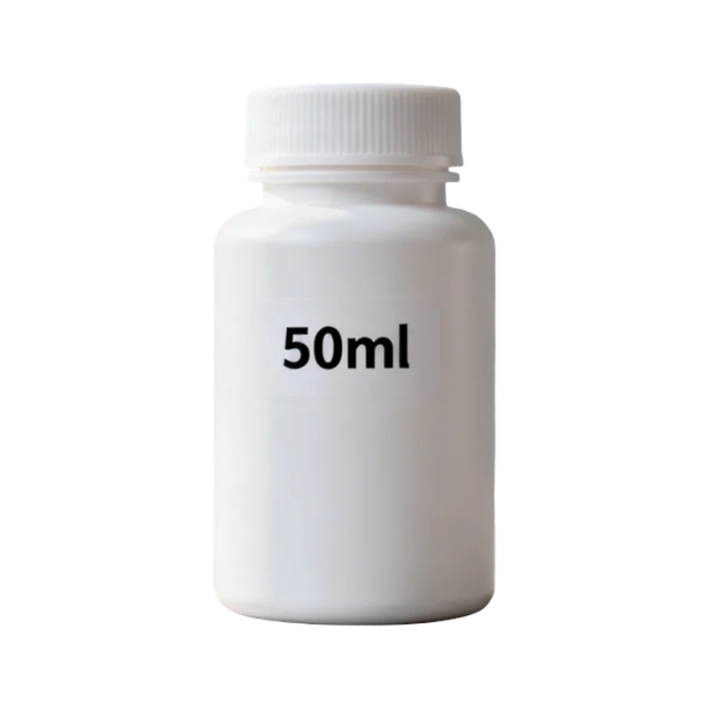 botella plástica vacía de la píldora redonda de la medicina del HDPE de 50ml 100ml